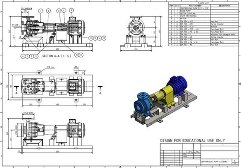 ga drawing of centrifugal pump|centrifugal pump drawing with dimensions.